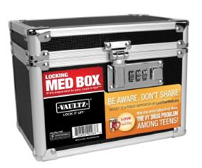 Vaultz - 5x7 Locking Medicine Case [Pack of 4]